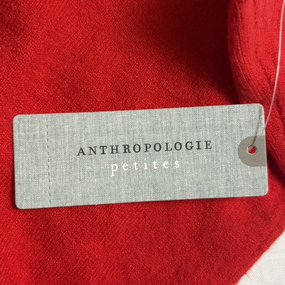 Anthropologie Red Dolman Sleeve Sweater Small Petite, NWT
